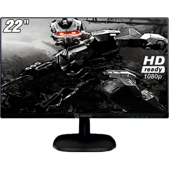 Nova 22 5MS HDMI+VGA+USB+RCA Ses Full HD Pro LED Monitör NVC-LED22A