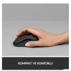 Logitech M220 Sessiz Slient Kablosuz Kompakt Mouse -Siyah