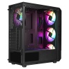 Zeiron MONTREAL 4*120MM RGB Fanlı Mesh Panel Mid-Tower Gaming Oyuncu Kasası