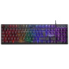 Everest KB-24 Siyah Rainbow Membrane RGB Işıklı Oyuncu Klavyesi Türkçe Q