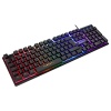 Everest KB-24 Siyah Rainbow Membrane RGB Işıklı Oyuncu Klavyesi Türkçe Q