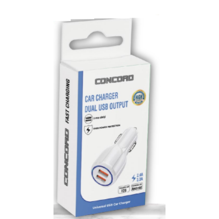 Concord C-767 2.4A 3A QC 3.0 Çift USB Hızlı Fast Araç Çakmaklık Şarj