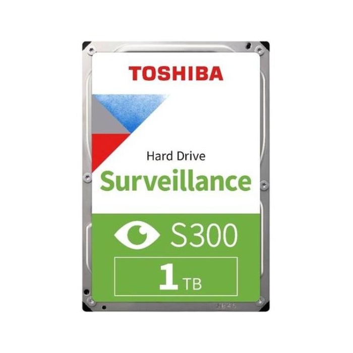 TOSHIBA 1TB 3.5 inch 5700rpm 64MB SATA 7/24 Güvenlik Harddisk S300 HDWV110UZSVA (Distribütör Garanti )