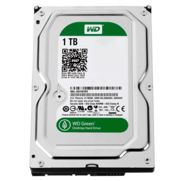 1TB 7/24 AV-GP WD10EURX 5400RPM 3.5 SATA 3 6Gbit/s 64MB Güvenlik Kamerası Diski