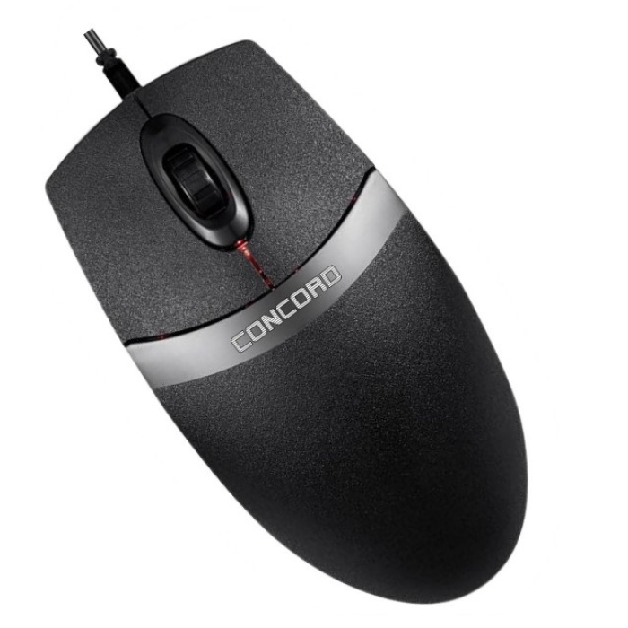 Concord C-30 USB Kablolu Mouse 3 Button 3D Optik LED Bağlantı Işık