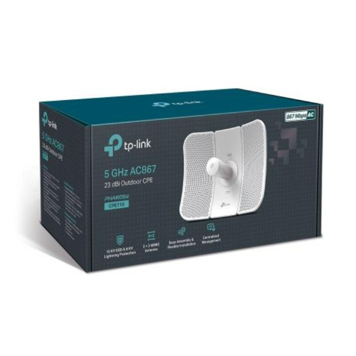 TP-LINK CPE710 1 Port 10/100/1000Mbps AC 867Mbps 23dBi Dış Ortam Access Point