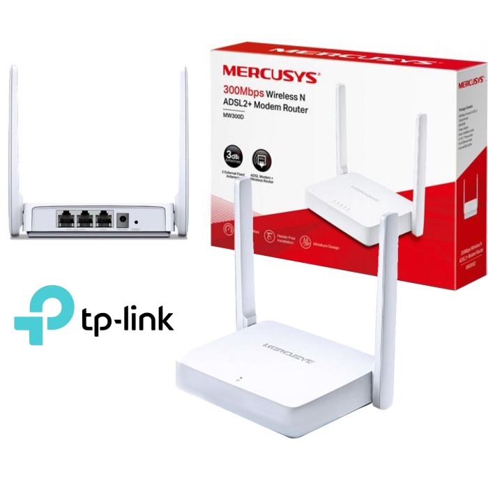 Tp-Link Mercusys MW301R 300Mbps 5Dbi 2 Anten 2 Port Kablosuz Router