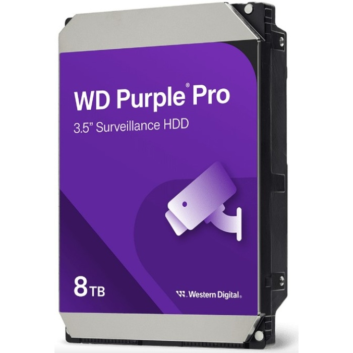 8TB 7/24 WD WD82PURZ PURPLE 7200RPM 3.5 SATA 3 6Gbit/s 256MB Güvenlik Kamerası Diski