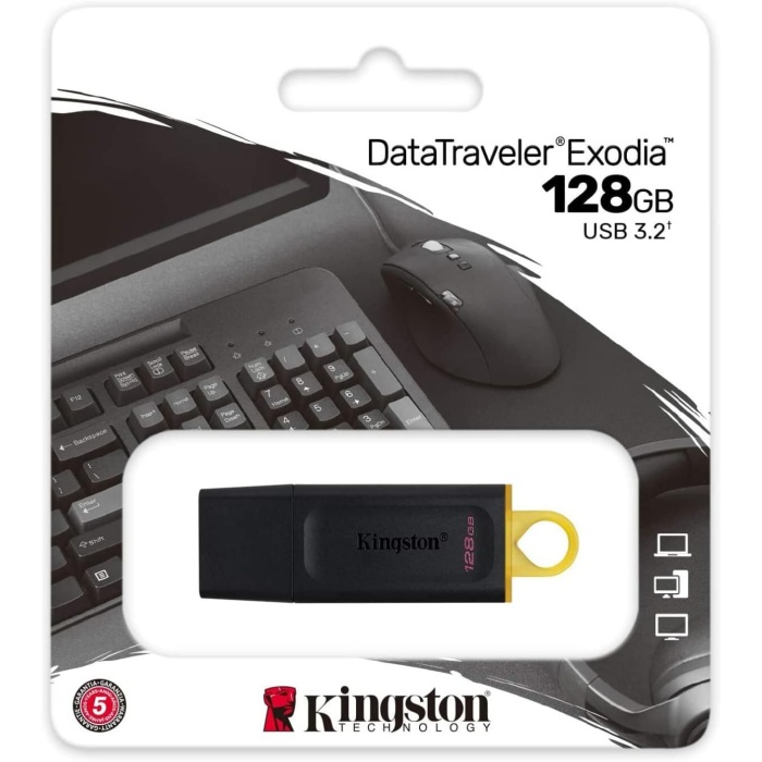 Kingston DataTraveler Exodia 128GB USB Flash Bellek USB3.2