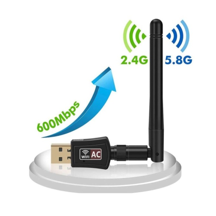 Platoon PL-9334 600Mbps Usb Antenli PC WiFi Kablosuz Alıcı Adaptör WLAN