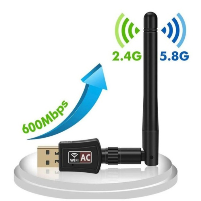 Platoon PL-9334 600Mbps Usb Antenli PC WiFi Kablosuz Alıcı Adaptör WLAN