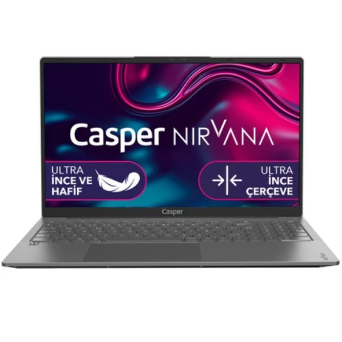 Casper Nirvana X600 Core i5-1235U 8GB RAM 256GB SSD 15.6 Freedos Notebook Dizüstü Bilgisayar X600.1235-8U00X-G-F