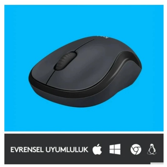 Logitech M220 Sessiz Slient Kablosuz Kompakt Mouse -Siyah