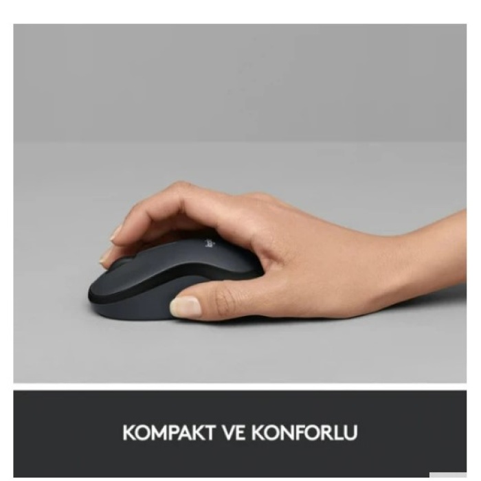 Logitech M220 Sessiz Slient Kablosuz Kompakt Mouse -Siyah