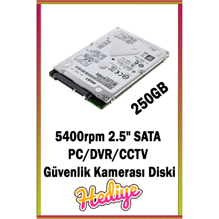 4 Kameralı Set 250GB - 5MP Sony Lensli Full Hd Gece Renkli Güvenlik Kamerası Sistemi - Cepten izle