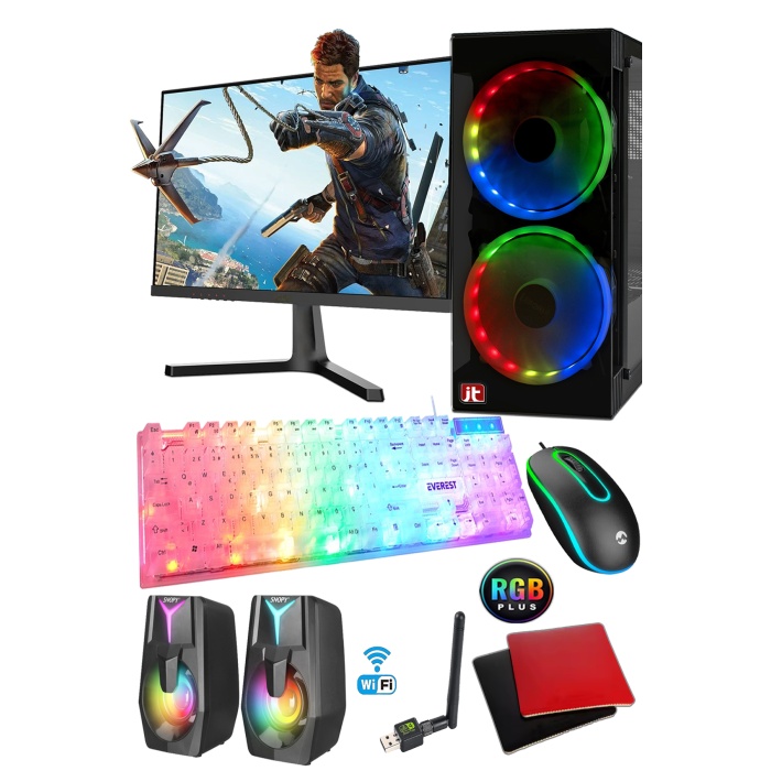 J-TECH R285 i5 6400 3.30Ghz 16GB RAM 256GB SSD 19 inç FHD Monitör  Wi-Fi Masaüstü Bilgisayar