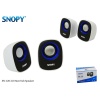 Snopy SN-120 Beyaz Mavi Usb Speaker