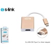 S-link SL-USB-C55 Type-C to Type-C to Hdmi Adaptör