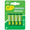 GP Greencel R6 AA Boy Çinko Kalem Pil 4lü Paket GP15G-U4