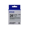 Epson LK-6SBE Mat Siyah Üzeri Mat Gümüş 24MM 9Metre Etiket