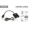 Dark DK HD AHDMIXVGA HDMI TO VGA ve SES Aktif Dijital-Analog Dönüştürücüsü