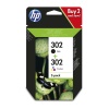 HP 302 Black-Colour Siyah-Renkli Multipack Kartuş X4D37AE