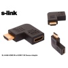 S-link SL-HH66 Hdmı Erkek To Hdmı Dişi 90 Derece Yatay Çevirici