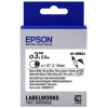 Epson LK-4WBA3 Isıyla Daralan Siyah Üzeri Beyaz 3MM 2,5Metre Etiket