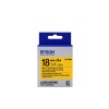 Epson LK-5YBW Strong Siyah Üzeri Sarı 18MM 1,5Metre Etiket