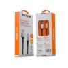 Hytech HY-X350 3A iPhone Lightning 1,2m Silver Şarj Kablosu