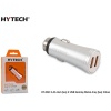 Hytech HY-X60 3.4A Hızlı Şarj 2 USB Gümüş Metal Ar