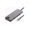 Daytona Fc09 Type-c To Hdmı Rj45 Type-c Sd Kart Usb 3.0 X 2 Vga Macbook Uyumlu 8In1 Çevirici Adaptör