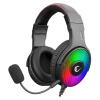 Rampage R46 HOSTAGE Siyah USB 7.1 Surround RGB Ledli Gaming Oyuncu Mikrofonlu Kulaklık