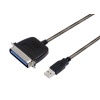 S-link Swapp SW-U614 Siyah USB to Parallel (CN36M) Kablo