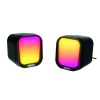 Snopy SN-87U 2.0 Mini RGB Işıklı 2Wx2CH Siyah USB Gaming Speaker Hoparlör