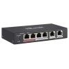 Hilook NS-0106P-35 4 Port PoE, 35W, +2 Port Megabit Uplink Switch