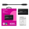 Adata 4Tb SD810 Siyah Taşınabilir Usb 3.2 Gen2 x2 Ssd Harici Disk