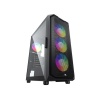 PowerBoost PB-P521B 750w 80+ Bronze USB 3.0 ATX Mesh RGB fan siyah Kasa