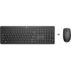 HP 230 18H24AA Kablosuz Klavye+ Mouse Set 2.4Ghz (2 x AAA keyboard; 1 x AA Mouse) Siyah