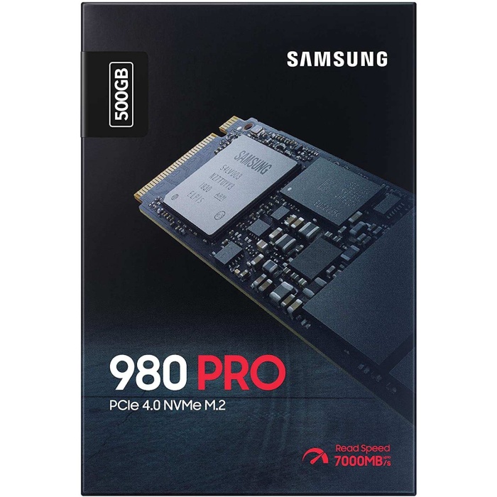 Samsung 500GB MZ-V8P500BW 980 PRO PCIe 4.0 NVMe M.2 SSD (6900MB Okuma - 5000MB Yazma Ssd Harddisk