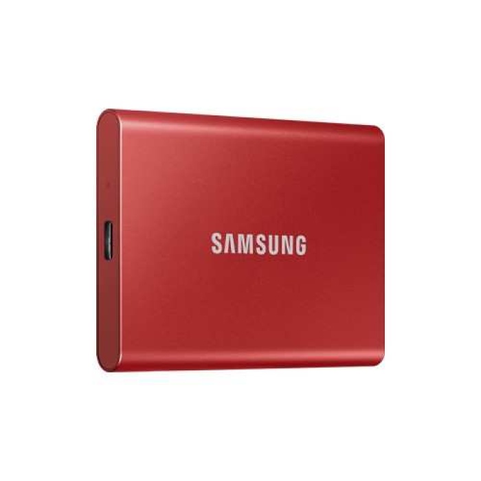 Samsung 500GB T7 1050MB-1000 MB-sn USB 3.2 Gen 2 Kırmızı Taşınabilir SSD MU-PC500R-WW