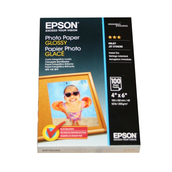 Epson 4X6  100lü Fotoğraf Kağıdı S042548