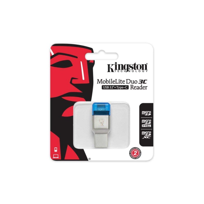 Kingston FCR-ML3C MobileLite DUO 3C USB-A+USB-C microSDHC-SDXC Kart Okuyucu