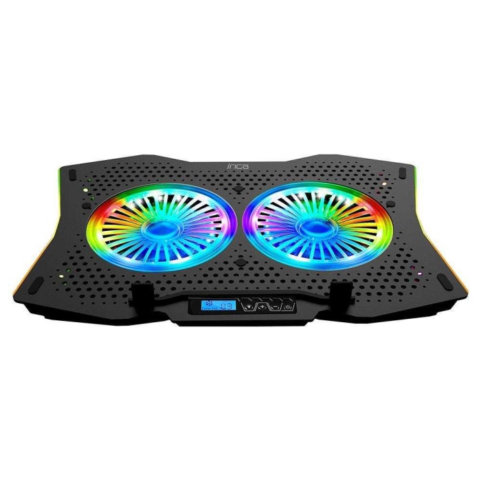 Inca Gms Arrax II 2X Rgb Fan Lcd Kontrol Panel 7 Gaming Notebook Soğutucu