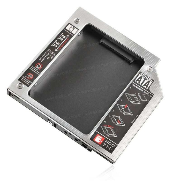 Dark DK-AC-DSOSD9  StoreX X.Tray(9.5mm)Notebook Sürücü Sata Disk Yuvası Dönüştürücü