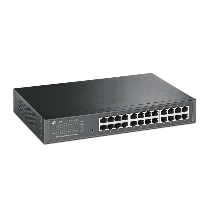 Tp-Link TL-SG1024DE 24 Port 10-100-1000 Mbps Switch Çelik Kasa Easy Smart Rack Mount