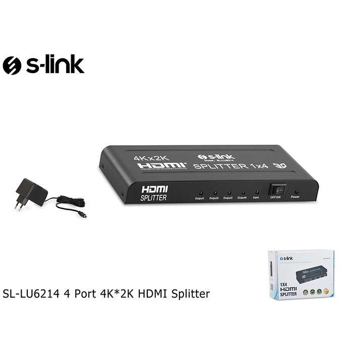 S-link SL-LU6214 1pc-4mn 4k-2k Hdmı Çoklayıcı