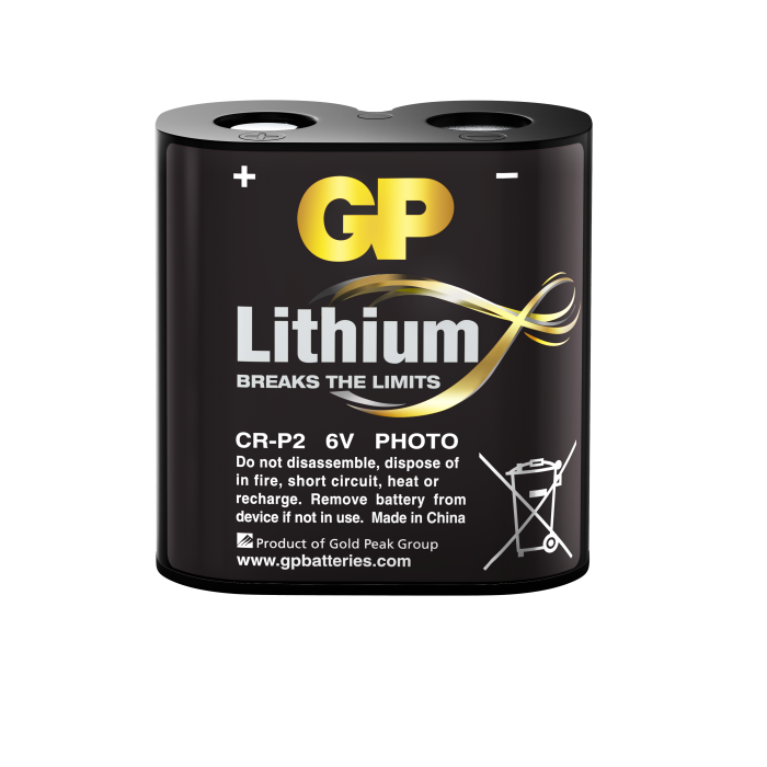 GP CRP2 6V Lityum Fotoğraf Makinesi Pili