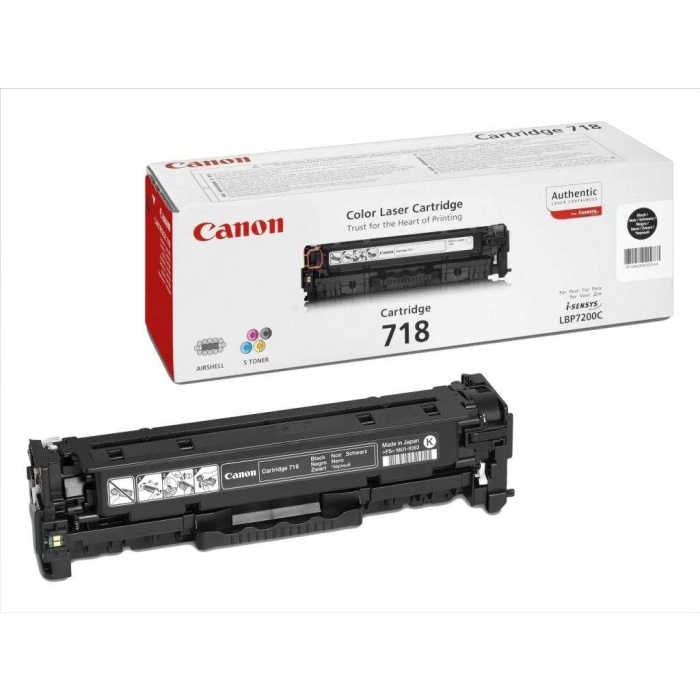 Canon CRG-718BK Black Siyah 2li DMO Ozel Toner