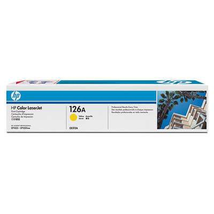 HP 126A Yellow Sarı 1.000 Sayfa Toner CE312A